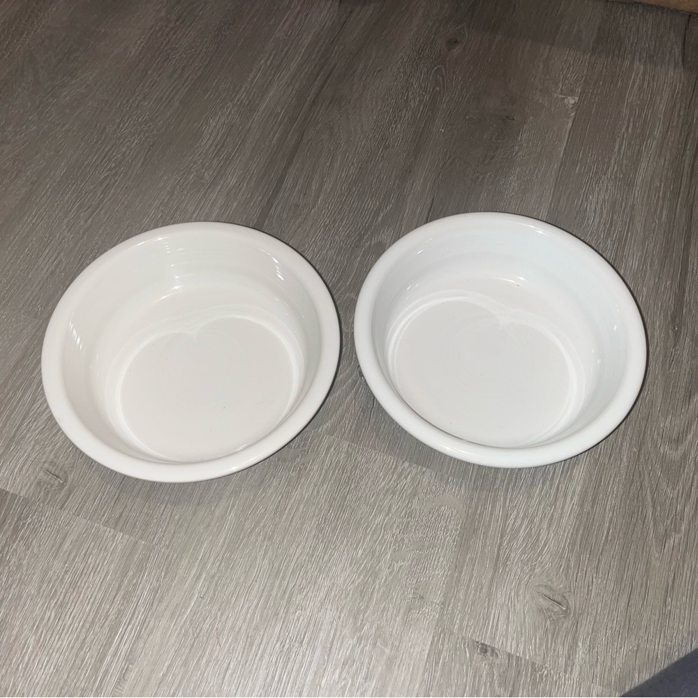 Set of Two - White Classic Rim 6 7/8 Inch
Cereal Bowl 19 OZ - FIESTA